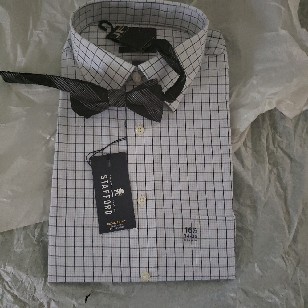 Men's Stripped Dress Shirt